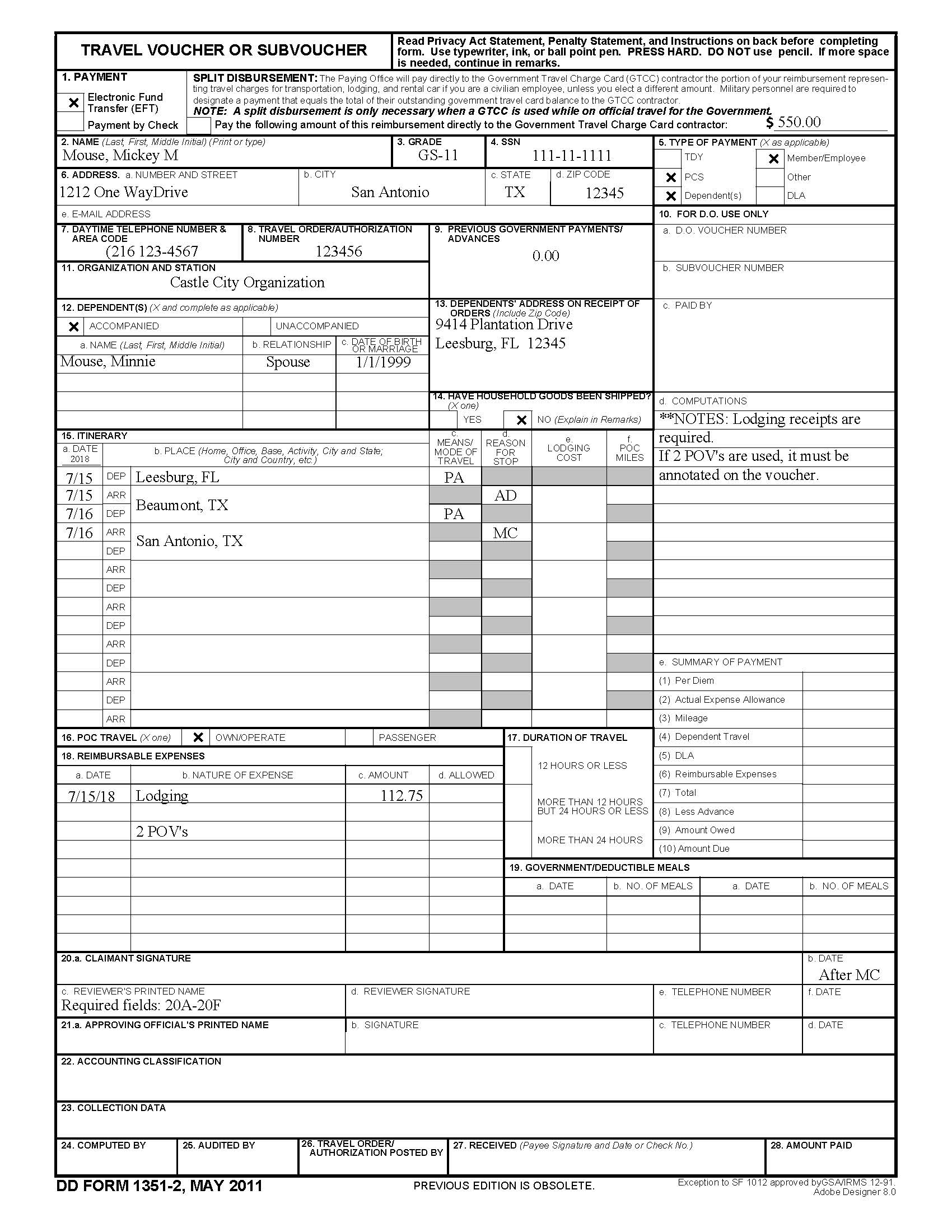 Defense Finance and Accounting Service > CivilianEmployees > Civilian  Permanent Change of Station (PCS) > Civilian PCS Entitlement Guide > En  Route Travel