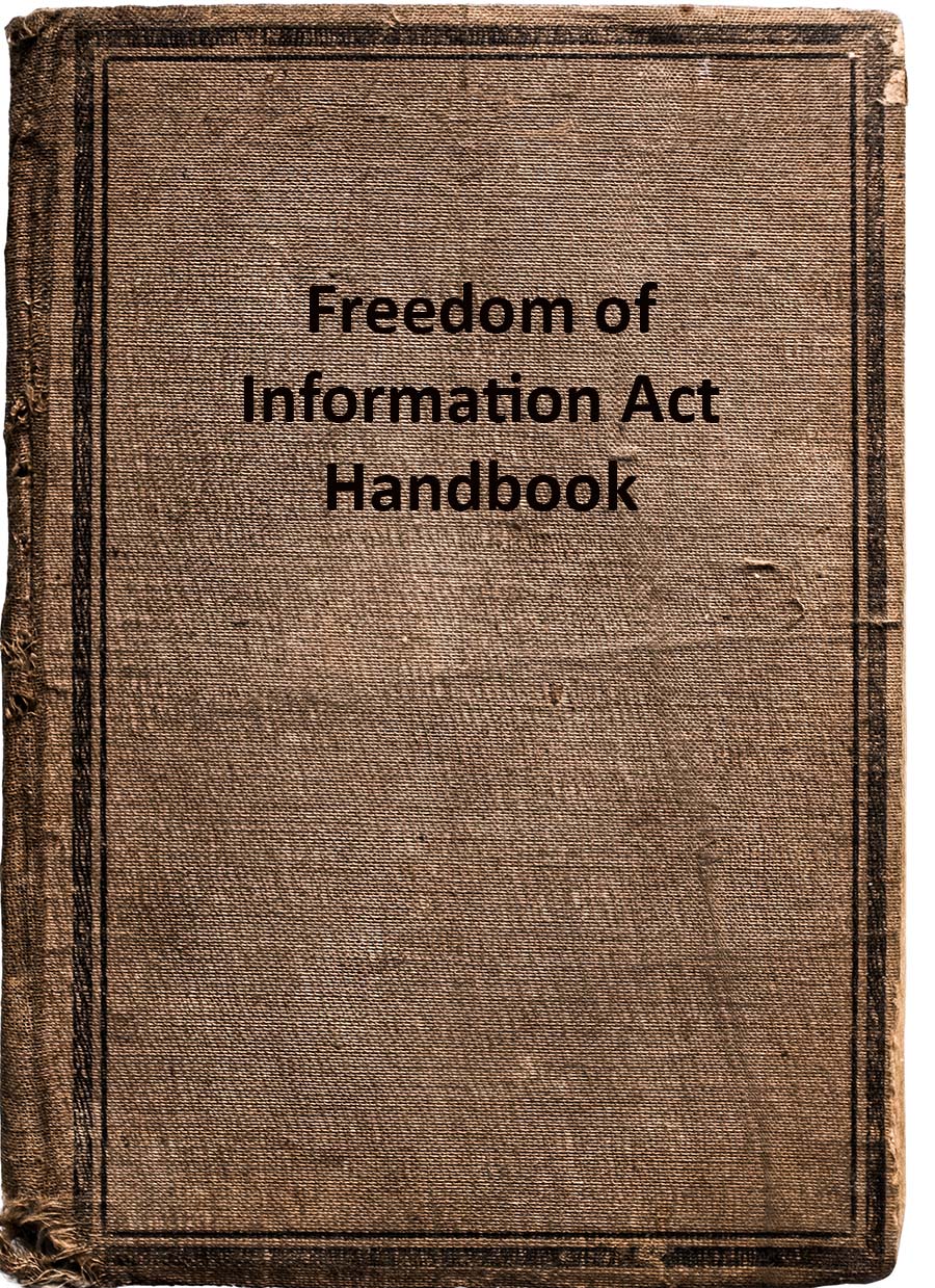This is a graphic and link to the Freedom of Information Act Handbook
