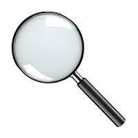 This is a picture of a Magnifying glass